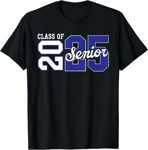 Class of 2025 Senior 2025 Back To School 2025 Graduation 25 T Shirt Men - Picture 1 of 5
