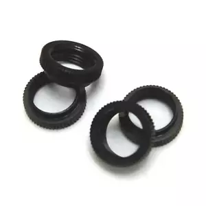 NEW STRC Alum Shock Collar w/O-Ring 4 BLK Yeti/Wraith/EXO FREE US SHIP - Picture 1 of 1