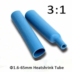 Tubo reductor de calor azul 3:1 tubo reductor de calor pegamento impermeable forrado varios tamaños - Imagen 1 de 5