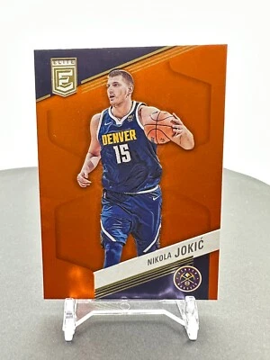 2022-23 Donruss Elite Basketball Orange Nikola Jokic #34 Denver Nuggets - Image 1 of 2