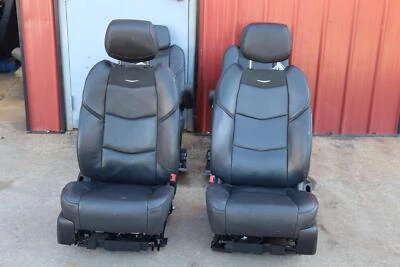 Cadillac Escalade 2016-2020 juego de cuero asientos delanteros y traseros segunda fila OEM Foto 1 de 4