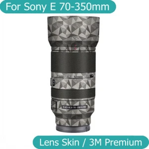 Para Sony E 70-350mm F4.5-6.3 G Calcomanía Recubrimiento Lente Cámara Adhesivo Vinilo Envolvente Película - Imagen 1 de 21