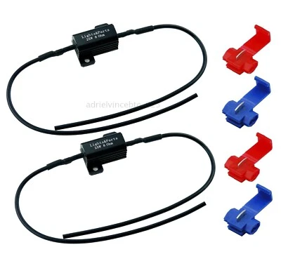 2 Widerstand CanBus 25w Lastwiderstand LED Tagfahrlicht TFL Blinker 25Watt 8 Ohm - Bild 1 von 3