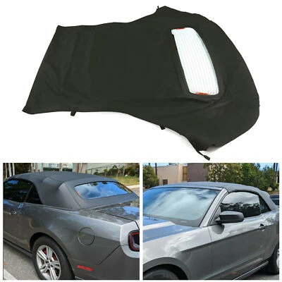 For Ford Mustang 2005-2014 Soft Convertible Top & Heated Glass Window Sailcloth - Image 1 of 4