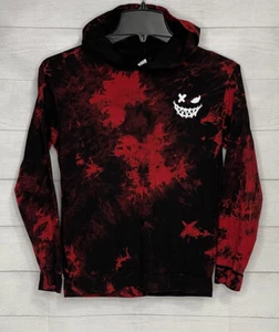SHEIN Youth Size 11-12Y Cartoon Graphic Hoodie Shirt Long Sleeve Red Black - Picture 1 of 6