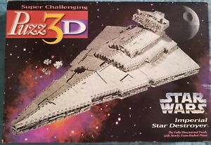 Star Wars 3D puzzle Imperial Star Destroyer. Puzzle pieces originally packaged.