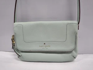 Kate Spade New York Mariana Mansfield Mint Green Leather Crossbody Bag - Picture 1 of 19
