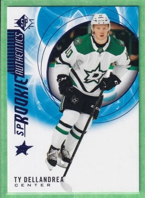 2020-21 SP Retail Blue SP Rookie Authentics #124 Ty Delleandrea Dallas Stars - Image 1 of 2
