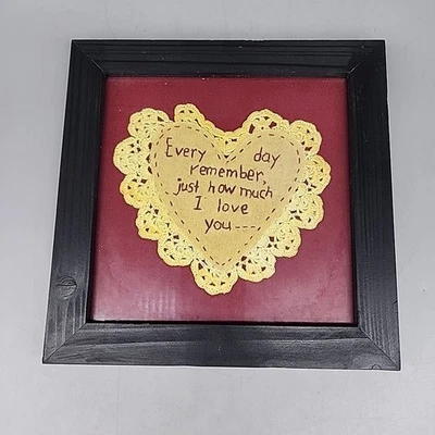 Framed Primitives by Kathy Every Day Remember Just How Much I Love You Hanging - Image 1 of 3