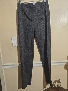 joseph ribkoff 8 Pants Snake Skin Grey - Picture 1 of 7