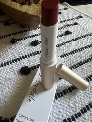 JANE IREDALE ColorLuxe Hydrating Cream Lipstick 0.07 oz/2g SCARLET. NIB - Image 1 of 4