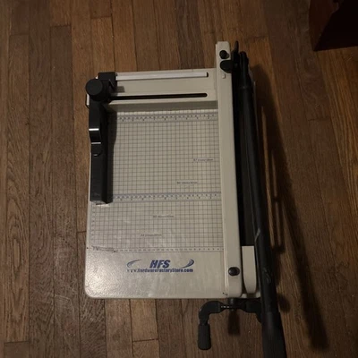 HFS(R) Heavy Duty Guillotine Paper Cutter - 12" Commercial Steel A3/A4 Trimmer H - Image 1 of 4