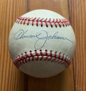 Howard Johnson “HoJo” Autographed Official National League ONL Baseball Mets - Picture 1 of 5