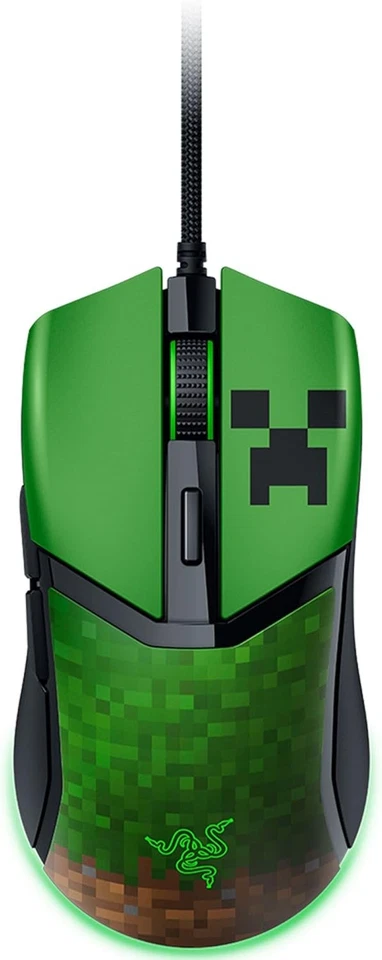 Razer Cobra Wired Optical Gaming Mouse Minecraft Edition Certified Refurbished - Image 1 of 4