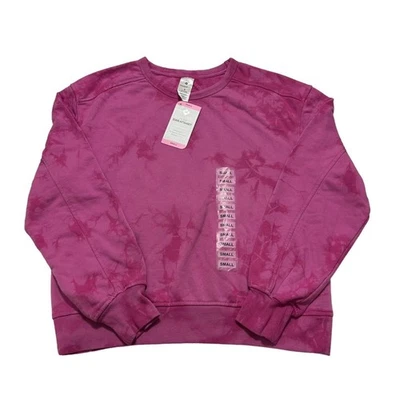 Sudadera Members Mark Talla S Rosa Terry Francés Hombro Caído Tie Dye Nueva con Etiquetas Foto 1 de 4