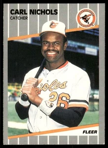 1989 Fleer #612 Carl Nichols - Picture 1 of 2