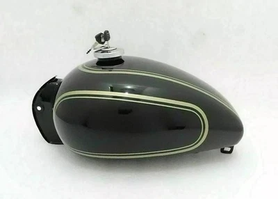 ROYAL ENFIELD BULLET 350CC PETROL FUEL GAS TANK LOCKABLE CHROME FUEL CAP & KEY - Image 1 of 2