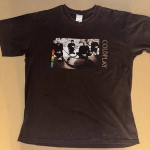 Vintage Coldplay 2005 Tour T-Shirt Erwachsene Large Twisted Logic Tour 23,5 x 28 - Bild 1 von 6