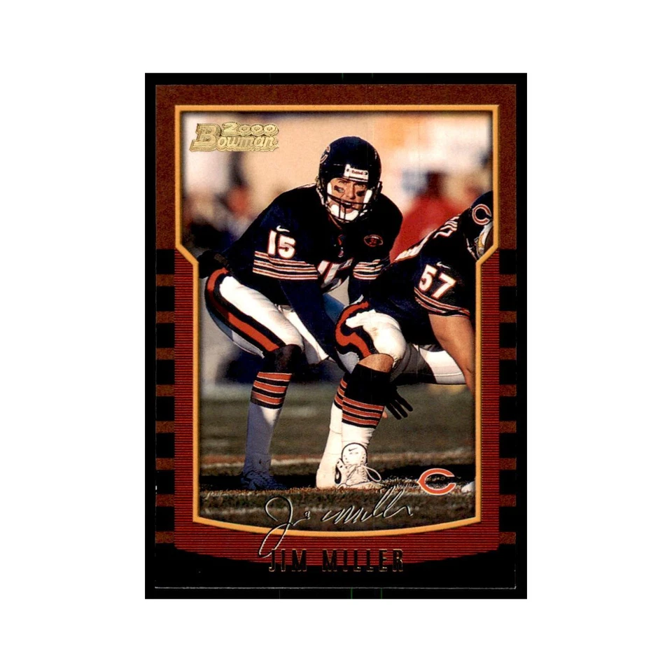 2000 Bowman Jim Miller Football Cards #59.0 - Image 1 of 3