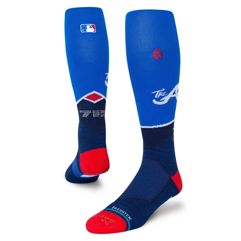 Men's Stance Atlanta Braves City Connect FreshTek Tube Socks Cover