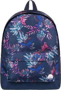 WOMEN'S GIRLS ROXY SUGAR BABY BACKPACK BLUE LEAF FLOWER LOGO SCHOOL BAG NEW $55 - Picture 1 of 2