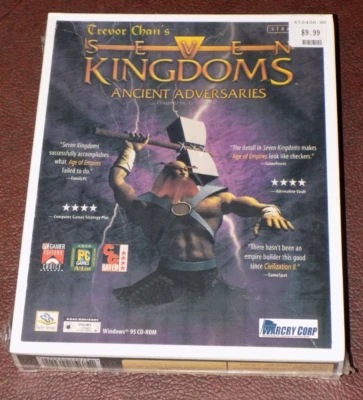 SEVEN KINGDOMS ANCIENT ADVERSARIES Big Box PC GAME WINDOWS 95 CD ROM NEW SEALED - Image 1 of 4