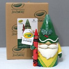 Crayola by Jim Shore 6011239 HOLIDAY GNOME HOLDING CRAYON Resin Figurine