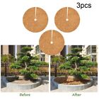 Create a Lush Garden with Natural Coconut Fiber Mat Set of 3 Coir Mulch Rings