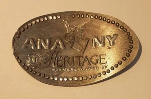 ANA NY Heritage Numismatic Auctions Souvenir Elongated 1970 Jefferson Nickel - Picture 1 of 2