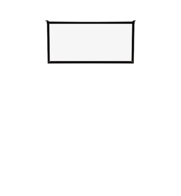 Deer Blind Window 24" x 12" Aluminum Frame, Tempered Glass w/Mounting Hardware - Image 1 of 4