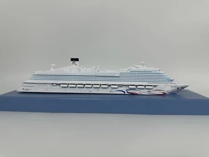 White Adora Magic City Luxury cruise ship die-casting model with display rack - Picture 1 of 15