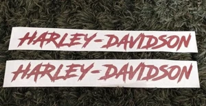 Harley Davidson High Quality Decals Stickers Aftermarket Set Brush - Picture 1 of 9