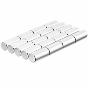 1/4 x 1/2 Inch Neodymium Rare Earth Cylinder/Rod Magnets N52 (20 Pack)