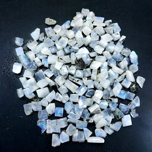 579 Cts Natural Rainbow Moonstone Rough Lot Size 7x8-8x18mm#R-12661 - Picture 1 of 6