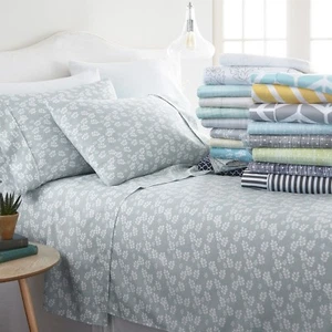 4PC Timeless Fashion Patterns Bed Sheet Set Easy Care Deep Pocket by Kaycie Gray - Picture 1 of 62