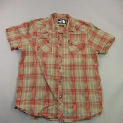 Camisa North Face Para Hombres XL Manga Corta Táctica Bolsillos Frontales A Presión De Colección Foto 1 de 4