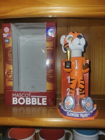 Clemson Tigers Forever Collectables Bobblehead National Champions Limited Cover