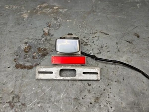 96 1996 SUZUKI SAVAGE 650 LS650 Boulevard S40 OEM PLATE MOUNT TAG LIGHT - Picture 1 of 5