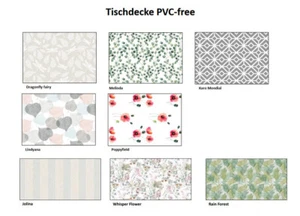 Tischdecke eingesäumt pflegeleicht abwaschbar PVC-frei - Bild 1 von 6