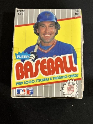 1989 Fleer Baseball Wax Box 36 Packs Ken Griffey Jr RC Bill Ripken FF Error? *3 - Image 1 of 4