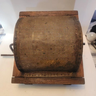1800’s PRIMATIVE GRAIN SIFTER, SIEVE COPPER TOP - Image 1 of 4
