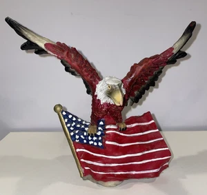 Eagle on American Flag 6" Figure used - Picture 1 of 11
