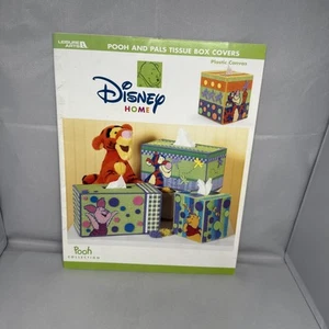Leisure Arts Disney Pooh And Pals Tissue Box Covers Plastic Canvas Pattern Book - Picture 1 of 3