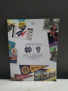 2025 Notre Dame North Carolina State Football Program 10-11-2025 Game 6 Issue 4 - Picture 1 of 8