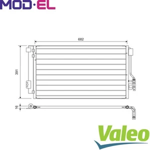 CONDENSER AIR CONDITIONING 817842 FOR MERCEDES-BENZ VITO/MIXTO/Van/Bus VIANO - Picture 1 of 6