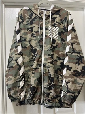Chaqueta cortavientos con capucha y bolsillos CARBON para hombre HYPE--Camuflaje XXL para hombre Foto 1 de 4