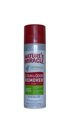 Natures Miracle Enzymatic Formula Stain & Odor Remover Foam Dogs Carpet 17.5oz - Image 1 of 2