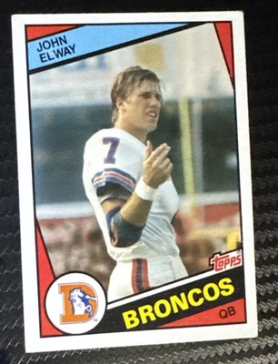 1984 Topps John Elway RC #63 Denver Broncos Rookie - Image 1 of 4