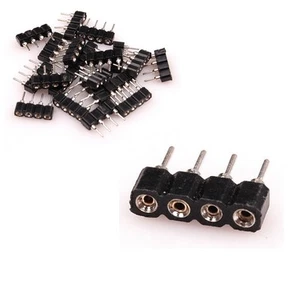 5 CONECTOR Cable Bobina LED RGB 4 PIN M/F Controlador MACHO HEMBRA Tira - Imagen 1 de 1