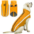 Yellow 4XL 1 Set Dog Clothes Reflective And Warm Big Dog Outdoor Jacket Cros Sap
